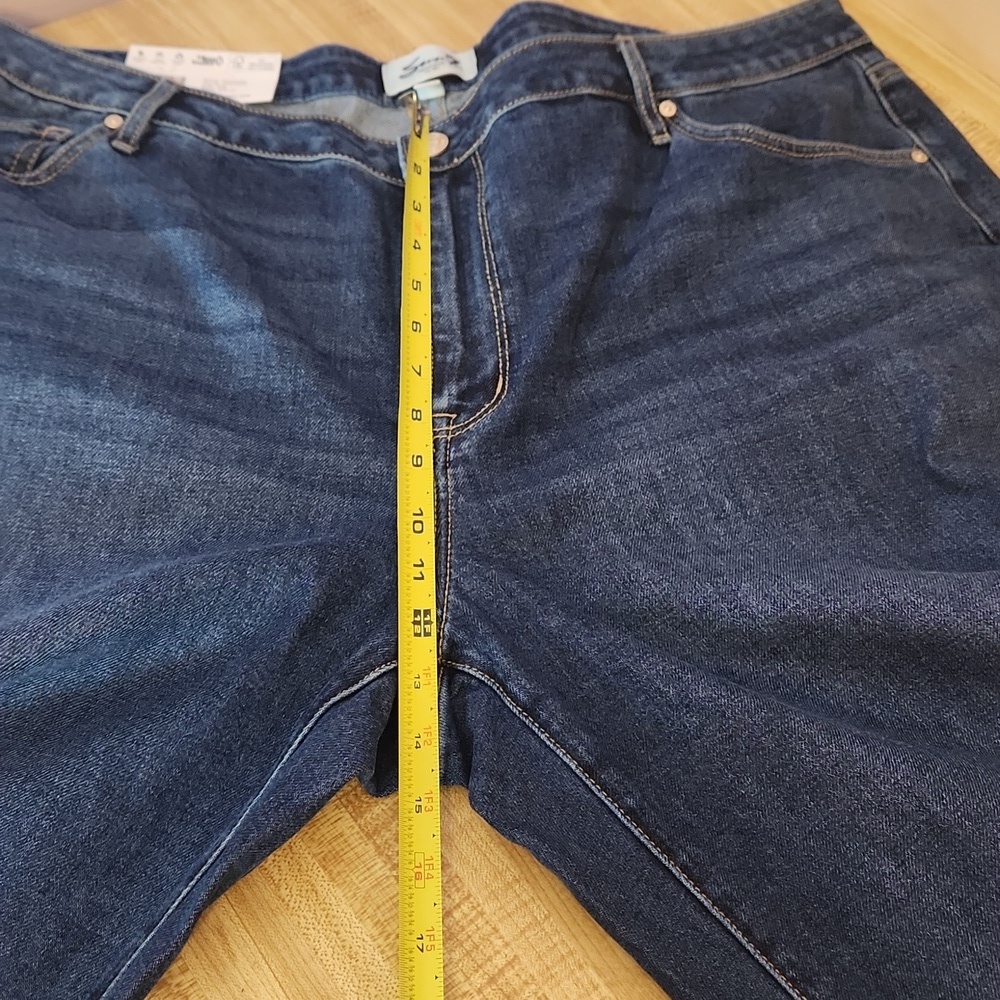 SEVEN7 Loose Straight Blue Jean High Rise, size 20W - Picture 12 of 13